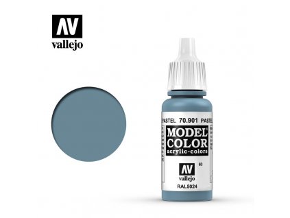Barva Vallejo Model Color 70901 Pastel Blue (17ml)