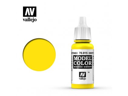 Barva Vallejo Model Color 70915 Deep Yellow (17ml)