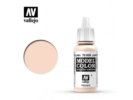 Barva Vallejo Model Color 70928 Light Flesh (17ml)