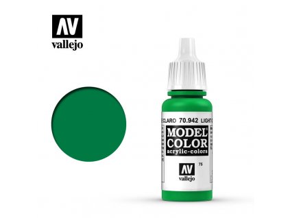 Barva Vallejo Model Color 70942 Light Green (17ml)