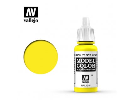 Barva Vallejo Model Color 70952 Lemon Yellow (17ml)