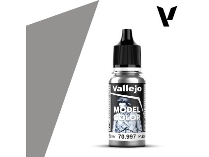 Barva Vallejo Model Color 70997 Silver