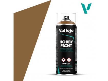 Vallejo Hobby Spray Paint 28014 Leather Brown