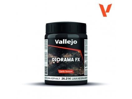 Vallejo - Diorama Effects 26214 Black Lava-Asphalt 200 ml