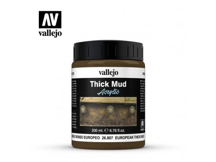 Vallejo Diorama Effects 26807 European Thick Mud 200 ml