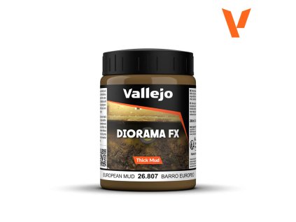 Vallejo Diorama Effects 26807 European Thick Mud 200 ml