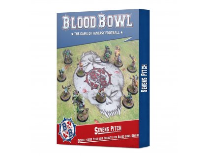 Sevens Pitch – Double-sided Pitch and Dugouts for Blood Bowl Sevens
