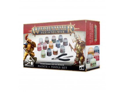 Warhammer Age of Sigmar: Paint + Tools Set