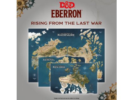 Dungeons & Dragons: Rising From The Last War - "Eberron" - Map Set x3