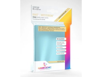 Gamegenic - PRIME Dixit Sleeves 81 x 122 mm - Clear (90 Sleeves)