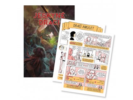 Jeskyně a draci - komiks Dračí amulet