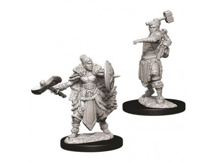 D&D Nolzur's Marvelous Miniatures - Female Half-Orc Barbarian