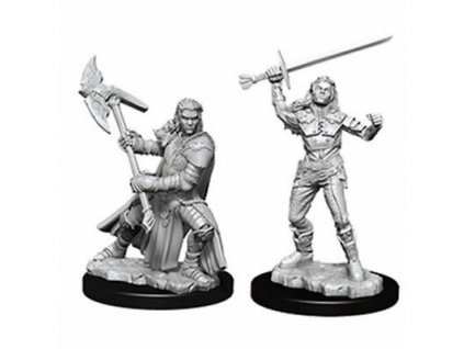 D&D Nolzur's Marvelous Miniatures - Female Half-Orc Fighter