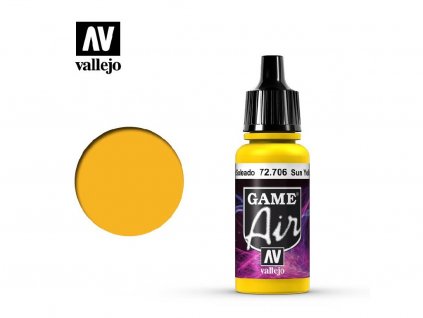 Barva Vallejo Game Air 72706 Sun Yellow (17ml)