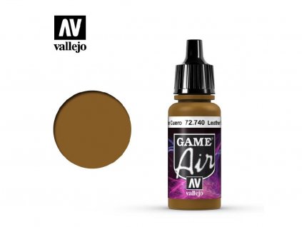 Barva Vallejo Game Air 72740 Leather Brown (17ml)