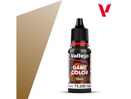 Vallejo Game Color 73200 Wash Sepia (18ml)