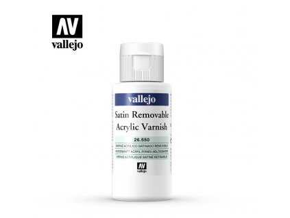 Vallejo 26550 Artist Removable Varnish Satin (60ml)