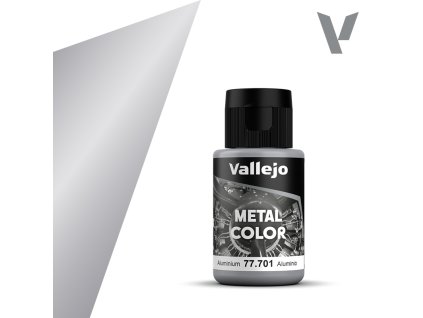 Barva Vallejo Metal Color 77701 Aluminium (32ml)