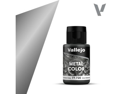 Barva Vallejo Metal Color 77720 Gunmetal (32ml)