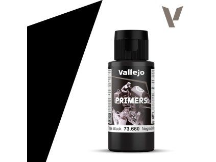 Vallejo Surface Primer 73660 Gloss Black Primer (60ml)
