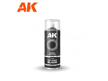 AK SPRAY AK1009 Fine Primer Black (400ml)