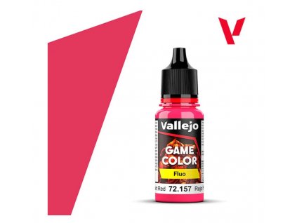Vallejo Game Color 72157 Fluorescent Red (18ml)