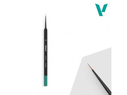 Štětec Vallejo Precision B03030 Round Synthetic Brush, Triangular Handle No. 3/0