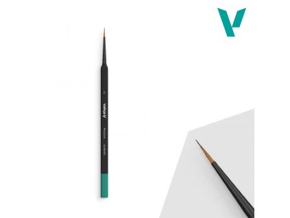 Štětec Vallejo Precision B03000 Round Synthetic Brush, Triangular Handle No. 0