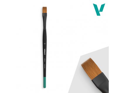 Štětec Vallejo Effects B04010 Flat Rectangular Synthetic Brush No. 10