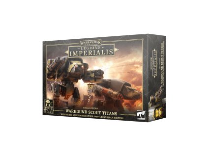 Legions Imperialis: Warhound Scout Titans With Turbo-Laser Destructors And Vulcan Mega-Bolters
