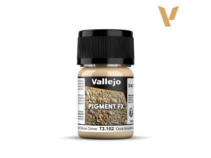 Vallejo Pigments 73102 Light Yellow Ochre (35ml)