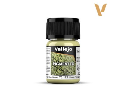 Vallejo Pigments 73122 Faded Olive Green (35ml)