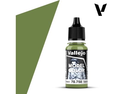 Barva Vallejo Model Color 70758 Bright Green 