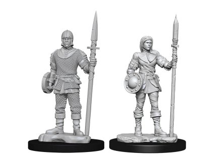 WizKids Deep Cuts Unpainted Miniatures - Guards