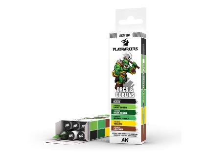 AK Interactive: Orcs & Goblins – Playmarker Set