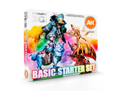 AK Interactive: 3GEN Acrylics - Basic Starter Set