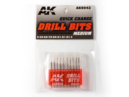 AK TOOLS AK9043 Drill Bits 0,4-1,3 (10ks)
