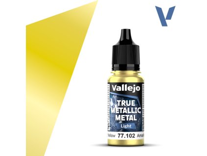 Vallejo True Metallic Metal 77102 (Light) Radiant Yellow