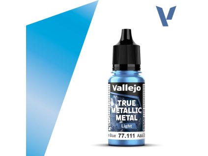 Vallejo True Metallic Metal 77111 (Light) Sapphire Blue