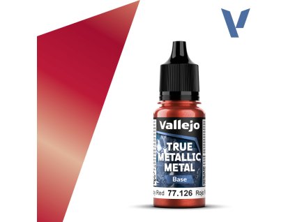 Vallejo True Metallic Metal 77126 (Base) Ruby Red