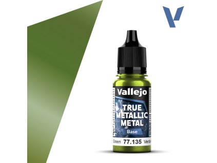 Vallejo True Metallic Metal 77135 (Base) Amber Green