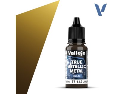 Vallejo True Metallic Metal 77142 (Shade) Radiant Yellow