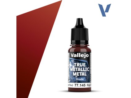 Vallejo True Metallic Metal 77145 (Shade) Forged Red
