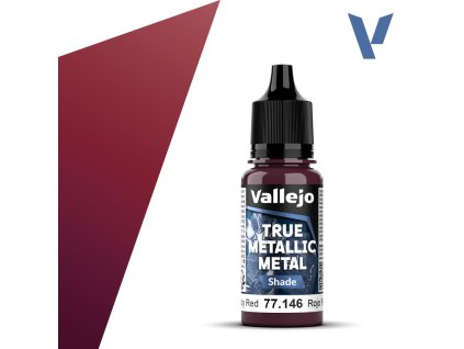 Vallejo True Metallic Metal 77146 (Shade) Ruby Red