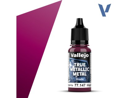Vallejo True Metallic Metal 77147 (Shade) Crimson Magenta