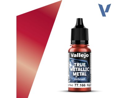Vallejo True Metallic Metal 77166 (Airbrush) Ruby Red