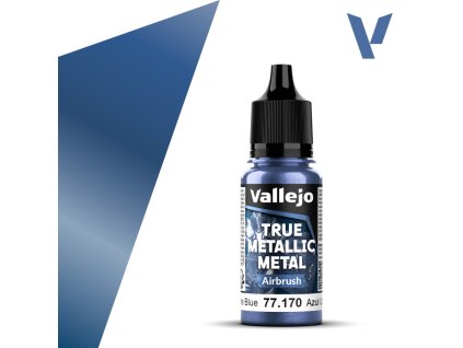 Vallejo True Metallic Metal 77170 (Airbrush) Ultramarine Blue