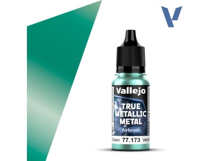Vallejo True Metallic Metal 77173 (Airbrush) Beetle Green