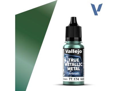 Vallejo True Metallic Metal 77174 (Airbrush) Dusken Green