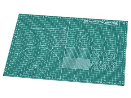 Tamiya 74076 Řezací podložka (A3) zelená
